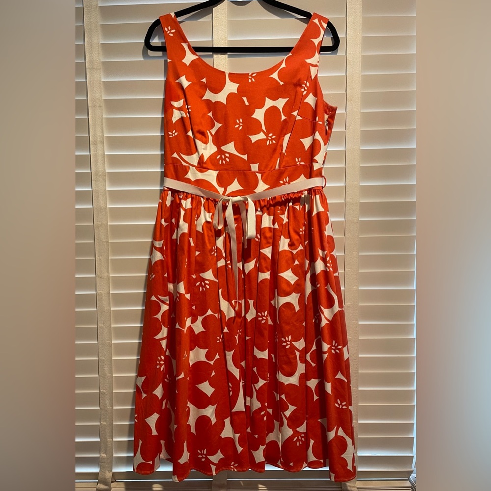 Boden Woman’s Vinatge Style Midi Dress, Size 10L